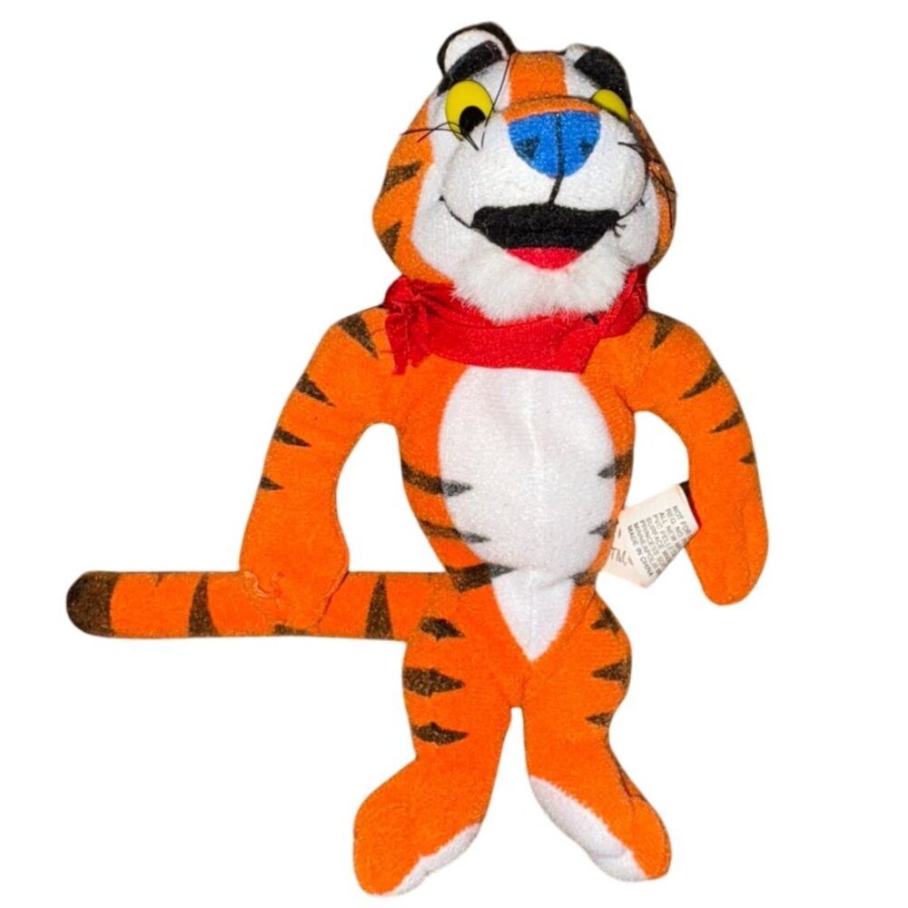 Vintage 1997 Kellogg's Tony The Tiger Frosted Flakes Plush-8 in-GUC